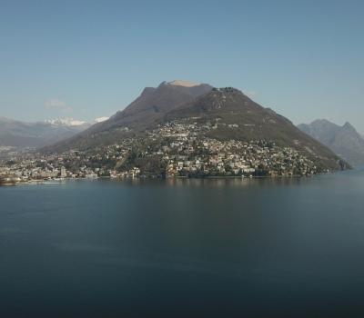 La residenza si trova solamente a 1 km dal centro di Lugano.